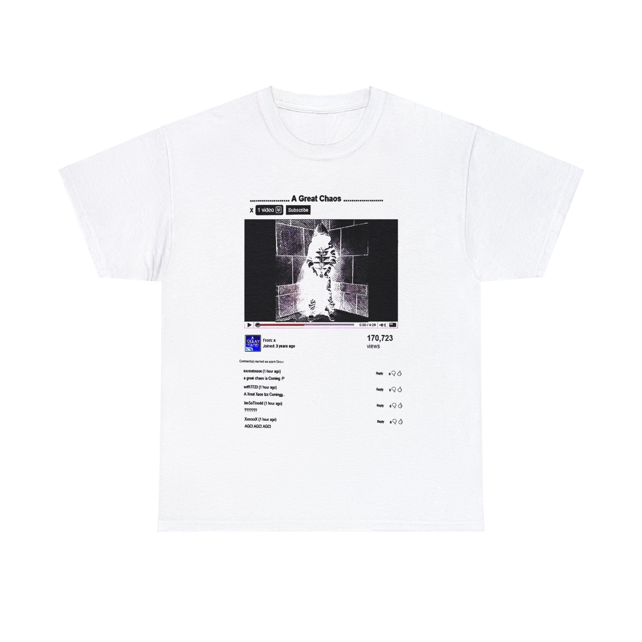 Ken Carson AGC YOUTUBE TEE A Great Chaos Album Tee T-shirt | Ken Carson ...